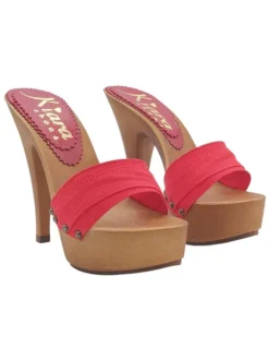 ZOCCOLO MOU ROSSO TACCO 13 CM