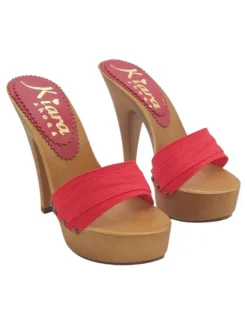 ZOCCOLO MOU ROSSO TACCO 13 CM