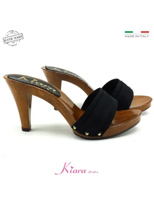ZOCCOLO NERO TACCO 9 CM